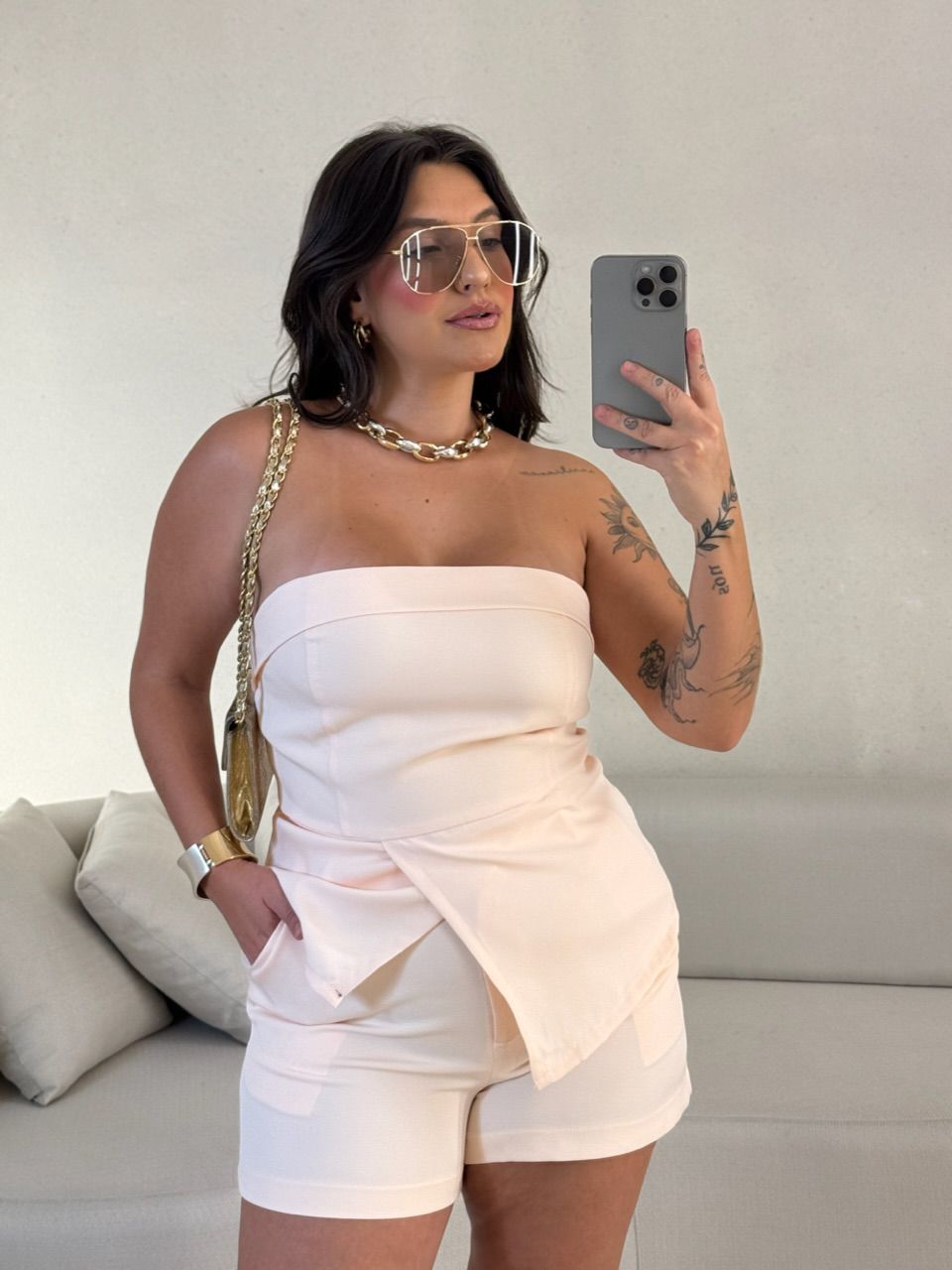 CONJUNTO BELLA TOMARA QUE CAIA SALMÃO
