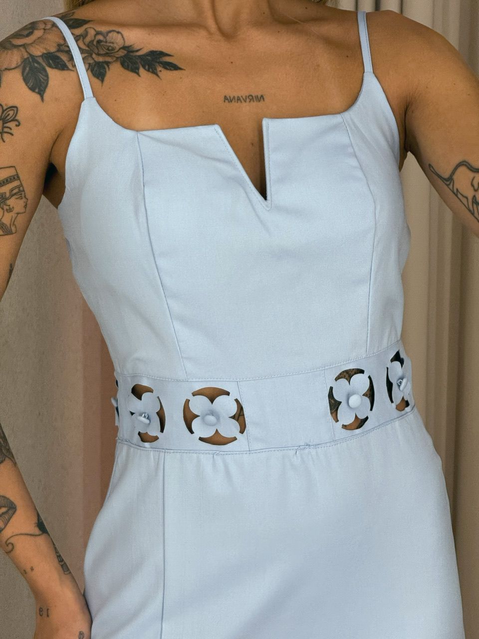 VESTIDO CAMILE ALÇA AZUL