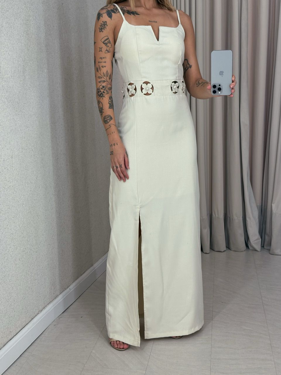 VESTIDO CAMILE ALÇA NUDE