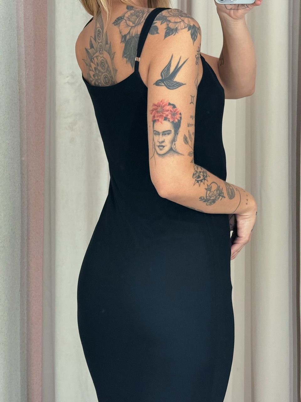 VESTIDO MAIA TULE ALÇA preto