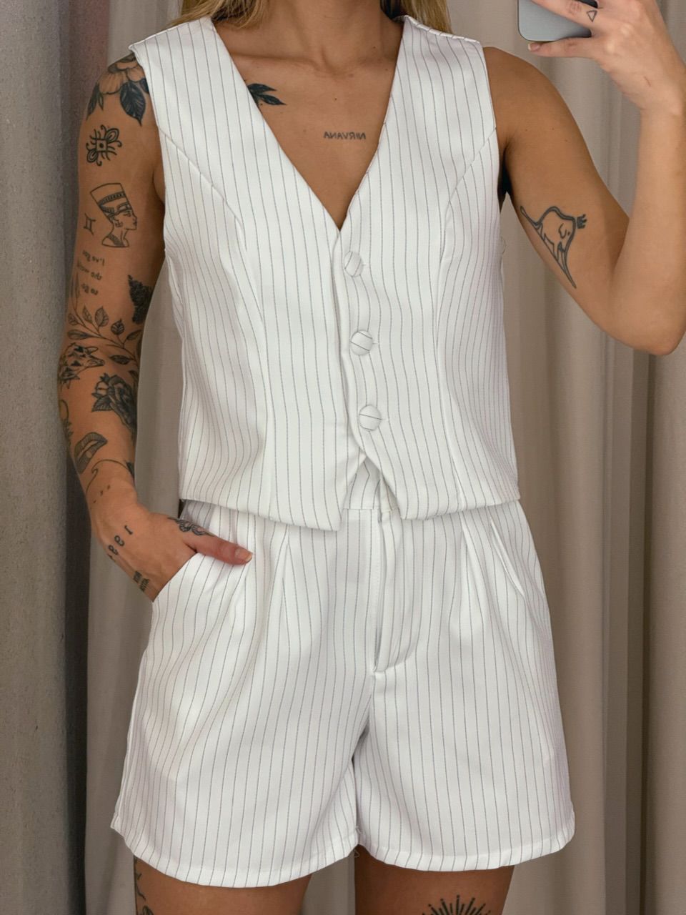 CONJUNTO MADALENA RISCA DE GIZ OFF