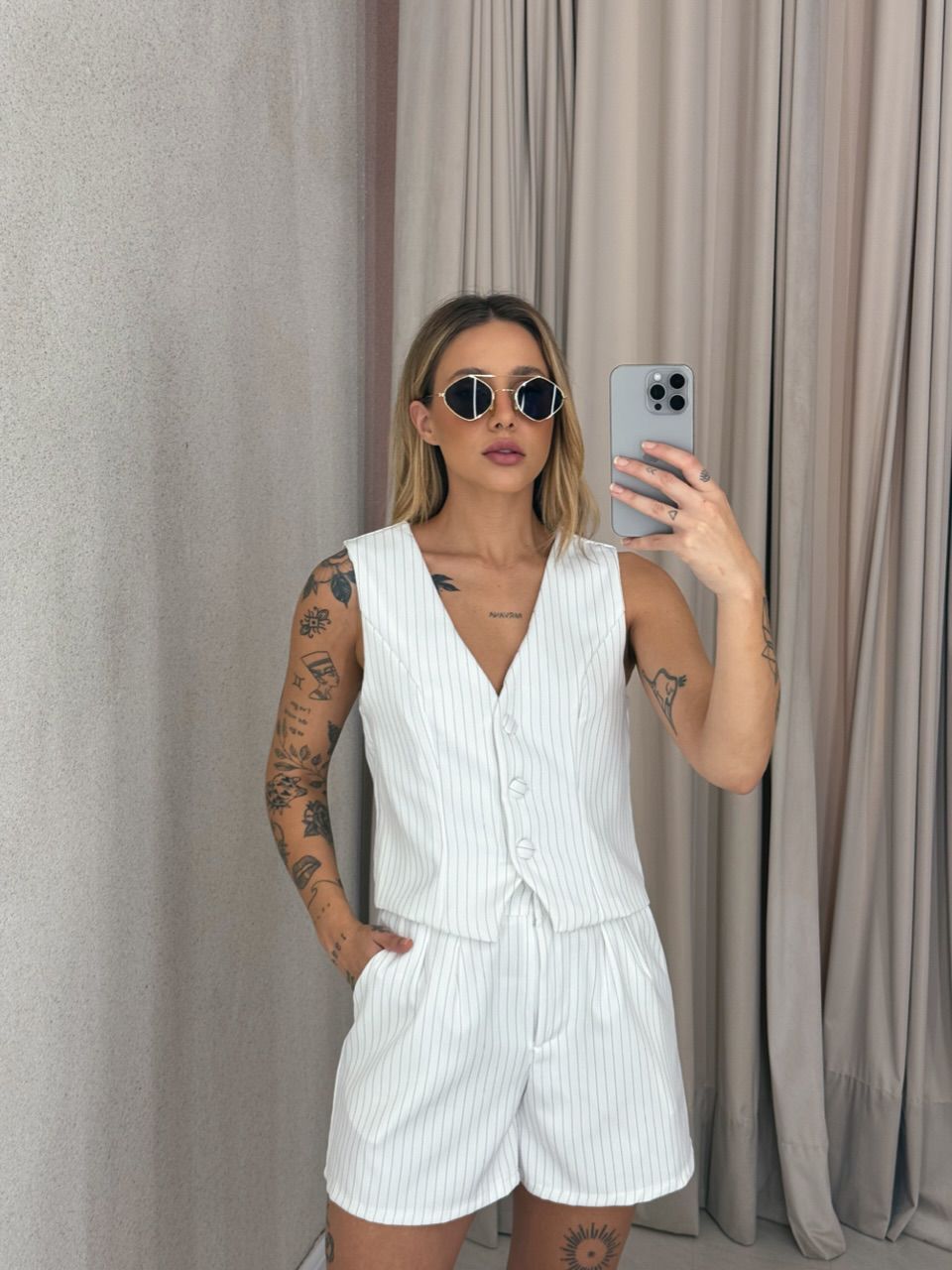 CONJUNTO MADALENA RISCA DE GIZ OFF