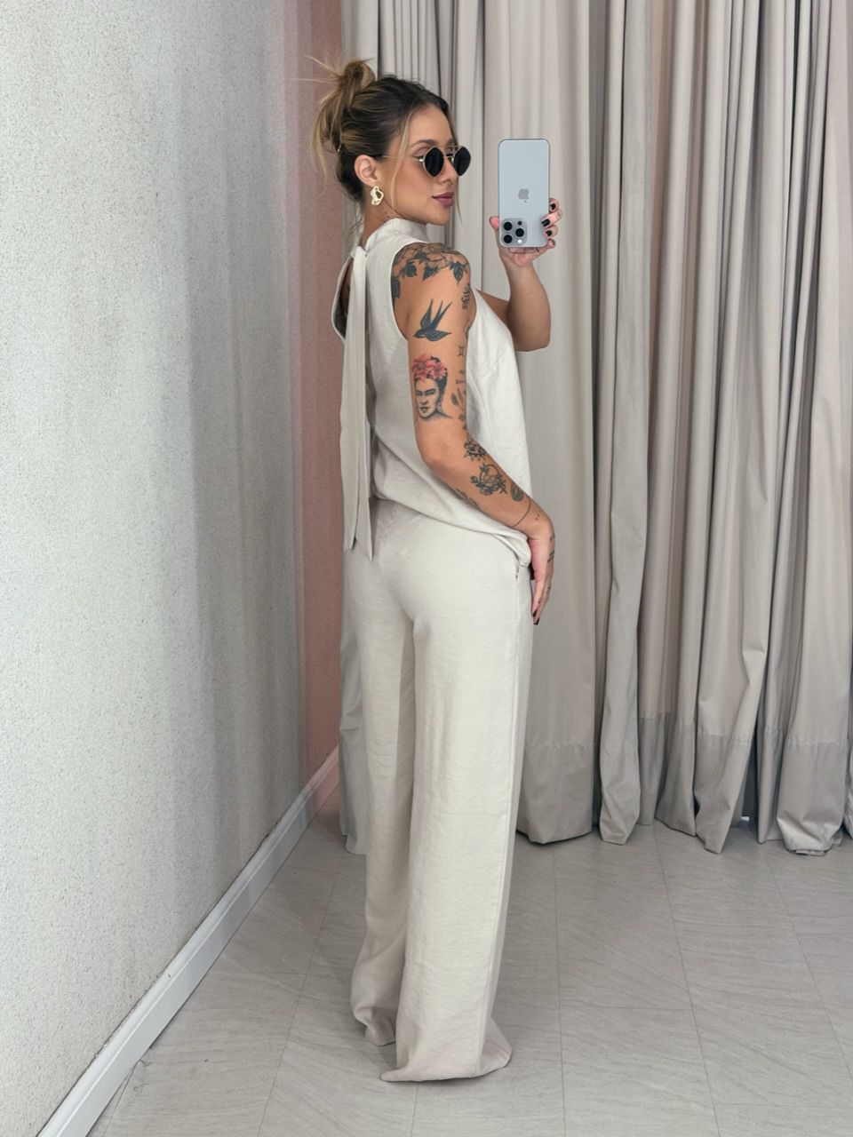 CONJUNTO ROSANA CALÇA AREIA