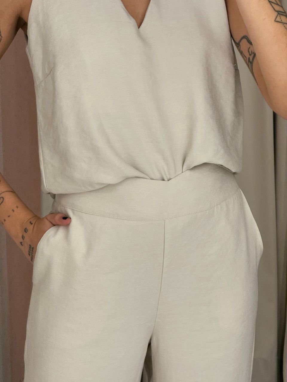 CONJUNTO ROSANA CALÇA AREIA