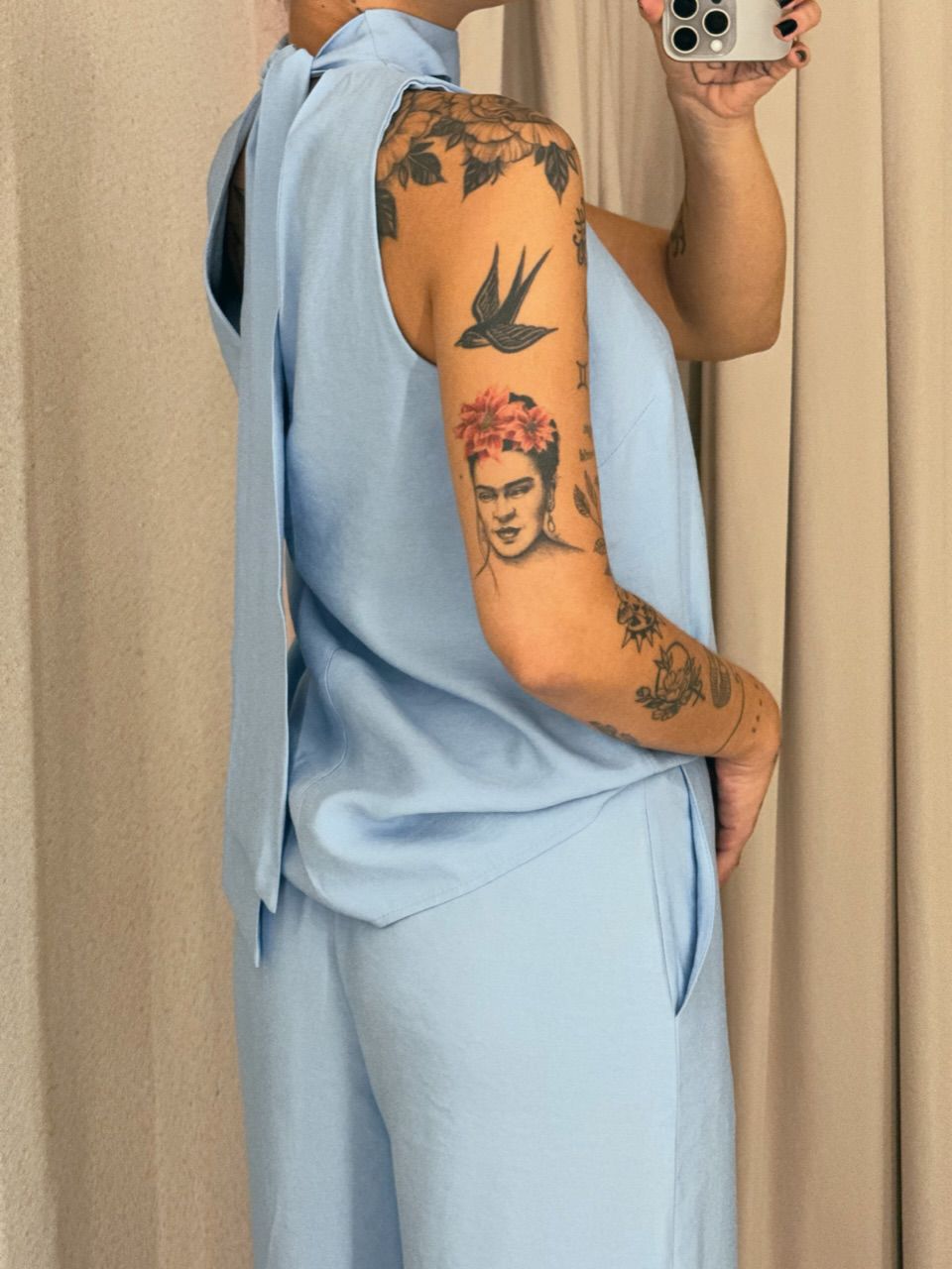 CONJUNTO ROSANA CALÇA AZUL