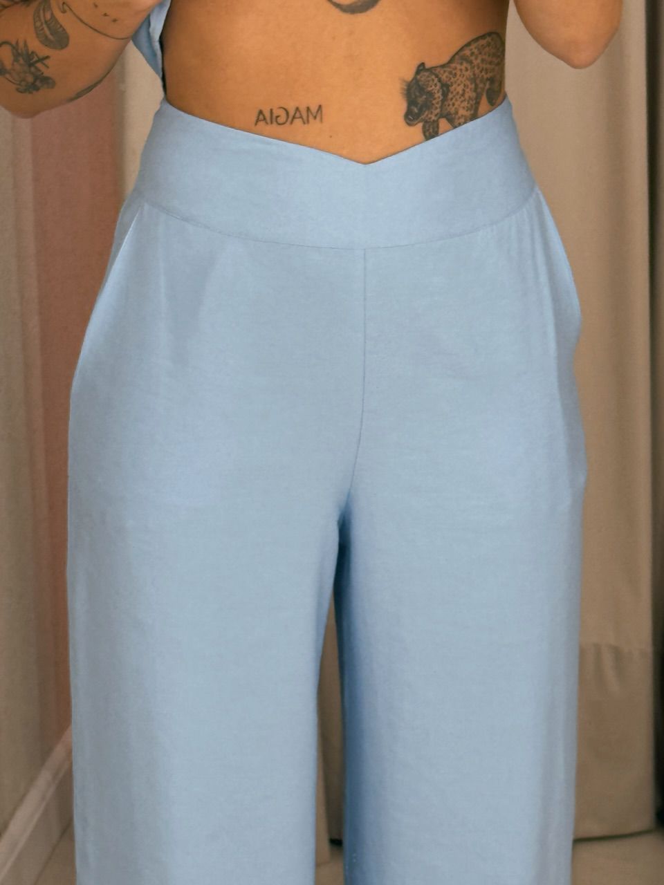 CONJUNTO ROSANA CALÇA AZUL