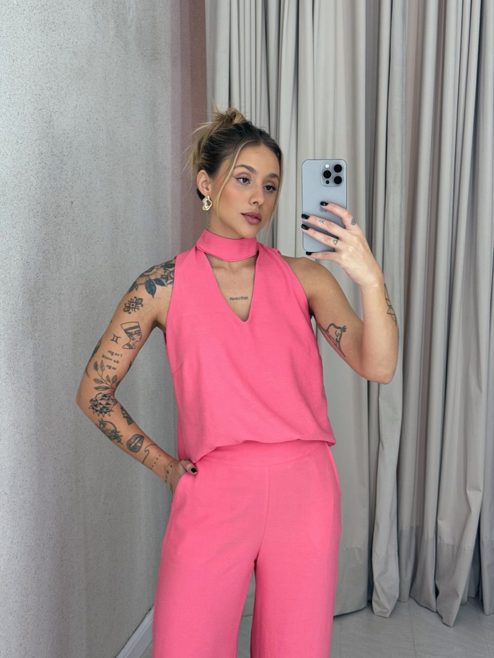 CONJUNTO ROSANA CALÇA GOIABA