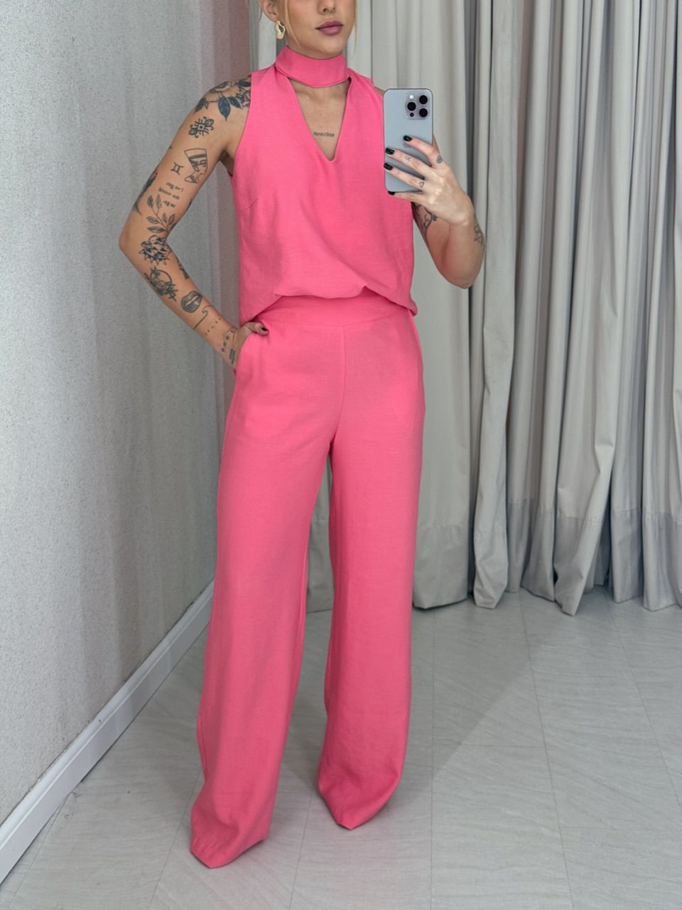 CONJUNTO ROSANA CALÇA GOIABA