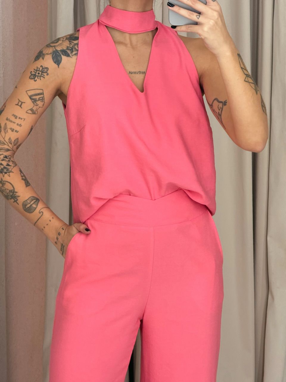 CONJUNTO ROSANA CALÇA GOIABA