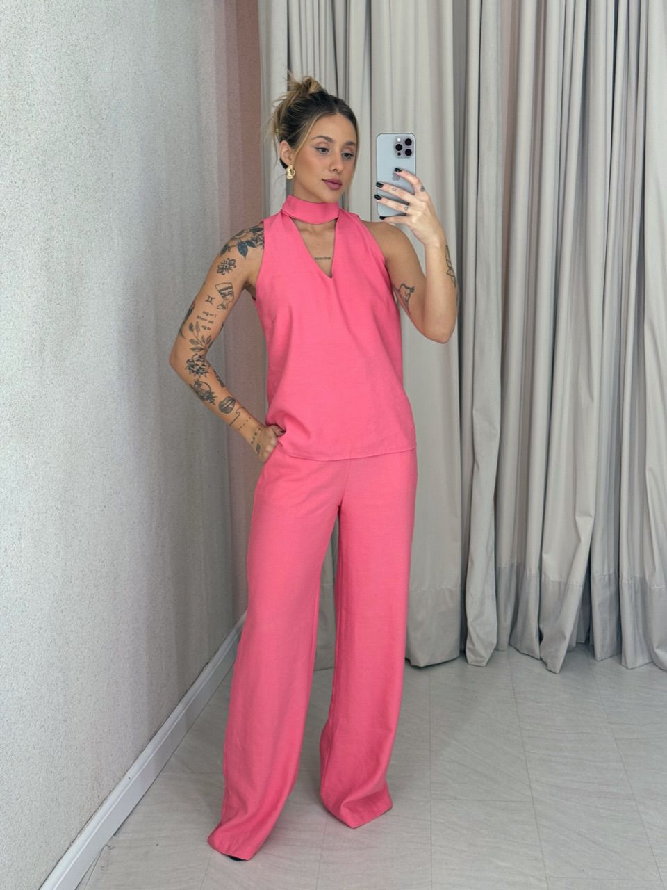 CONJUNTO ROSANA CALÇA GOIABA