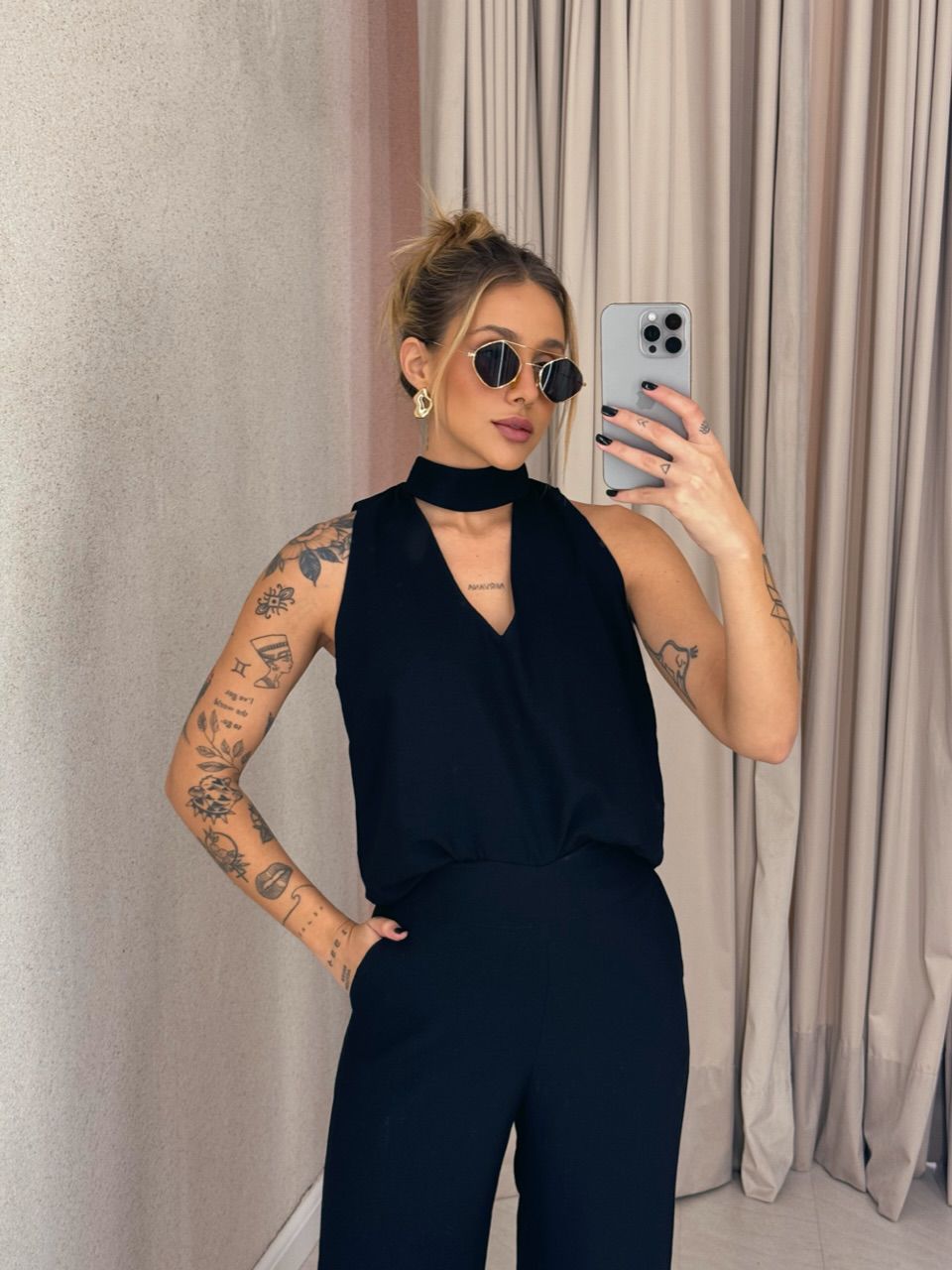 CONJUNTO ROSANA CALÇA PRETO