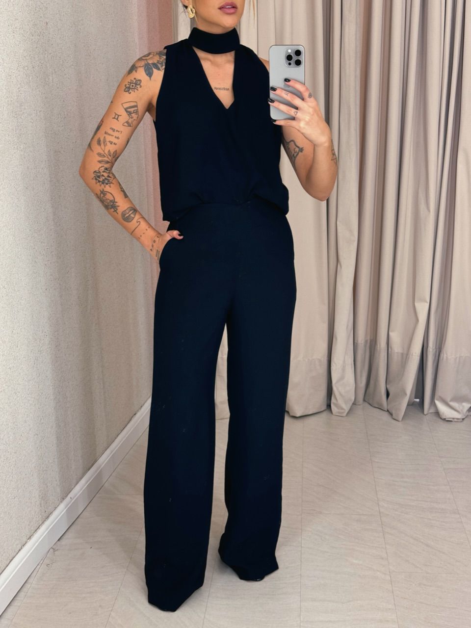 CONJUNTO ROSANA CALÇA PRETO