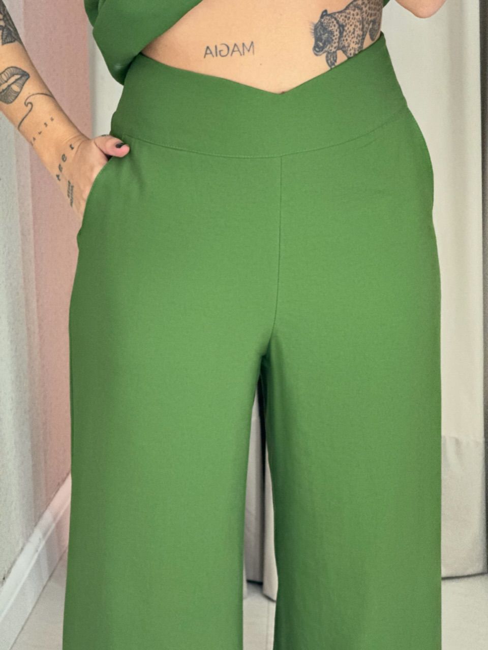 CONJUNTO ROSANA CALÇA VERDE