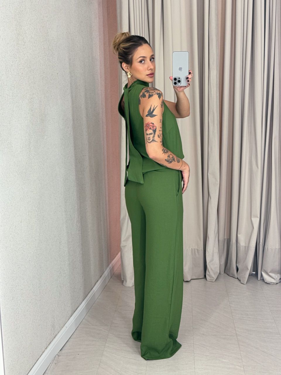 CONJUNTO ROSANA CALÇA VERDE
