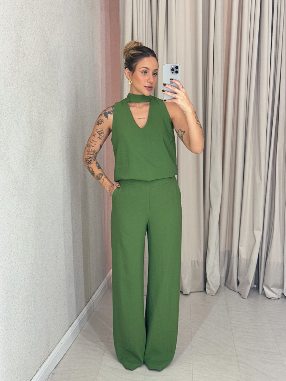CONJUNTO ROSANA CALÇA VERDE