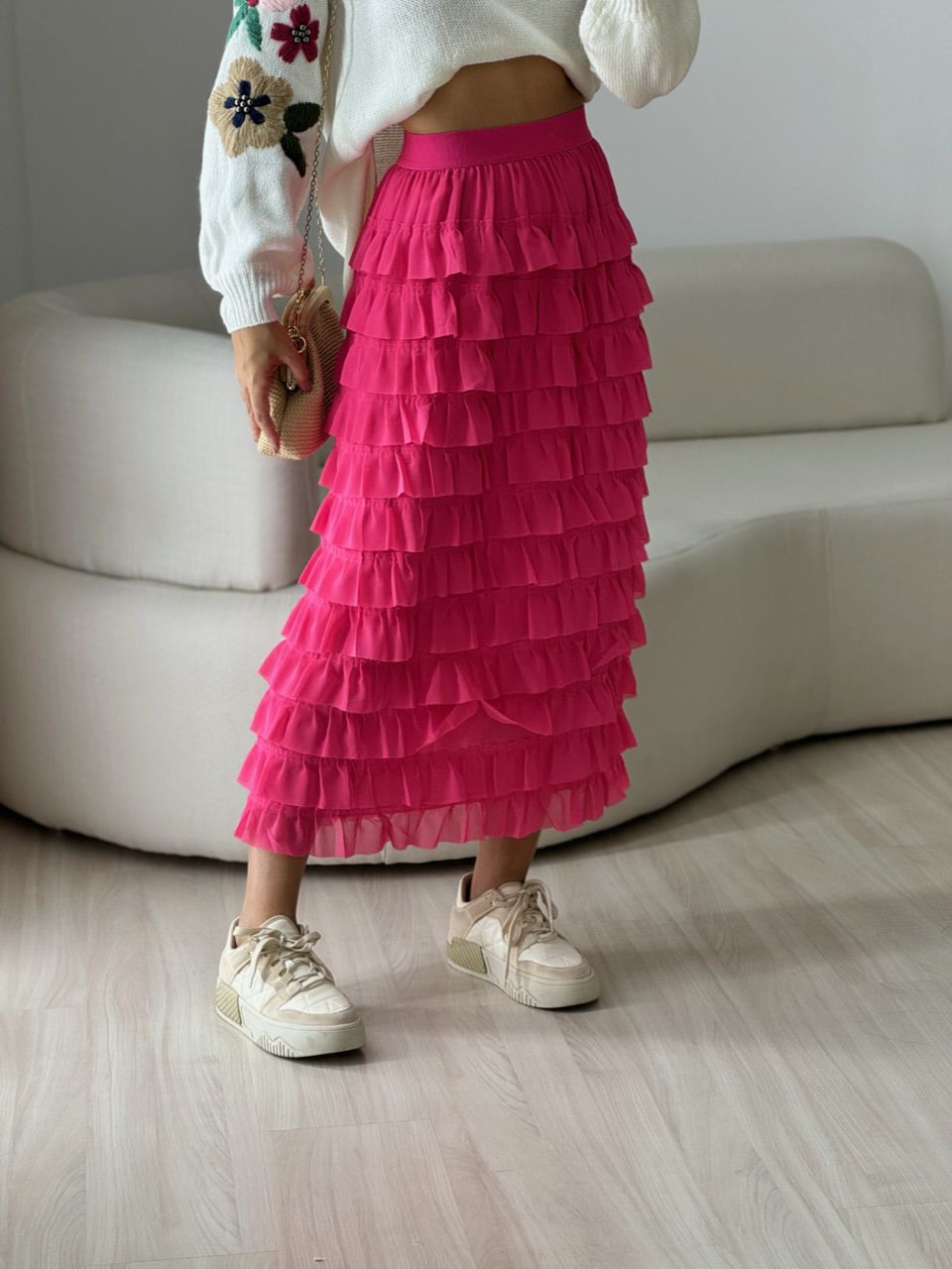 SAIA RENATA BABADOS PINK - 0050590037 - CAROLLA FERRARO