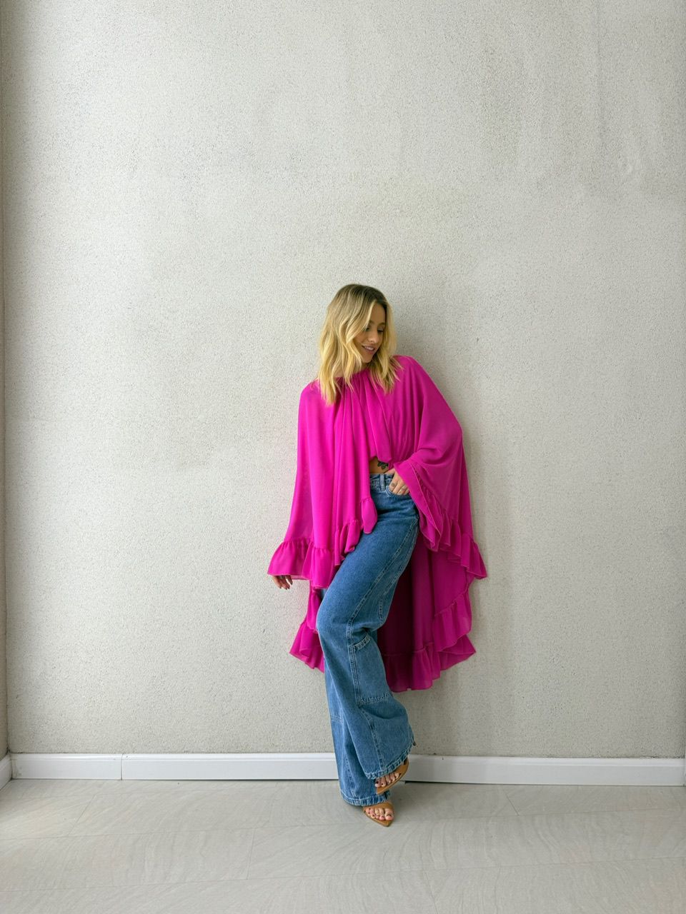 BLUSA CF BOHO CAPA PINK