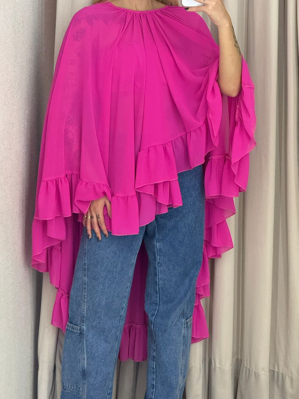BLUSA CF BOHO CAPA PINK