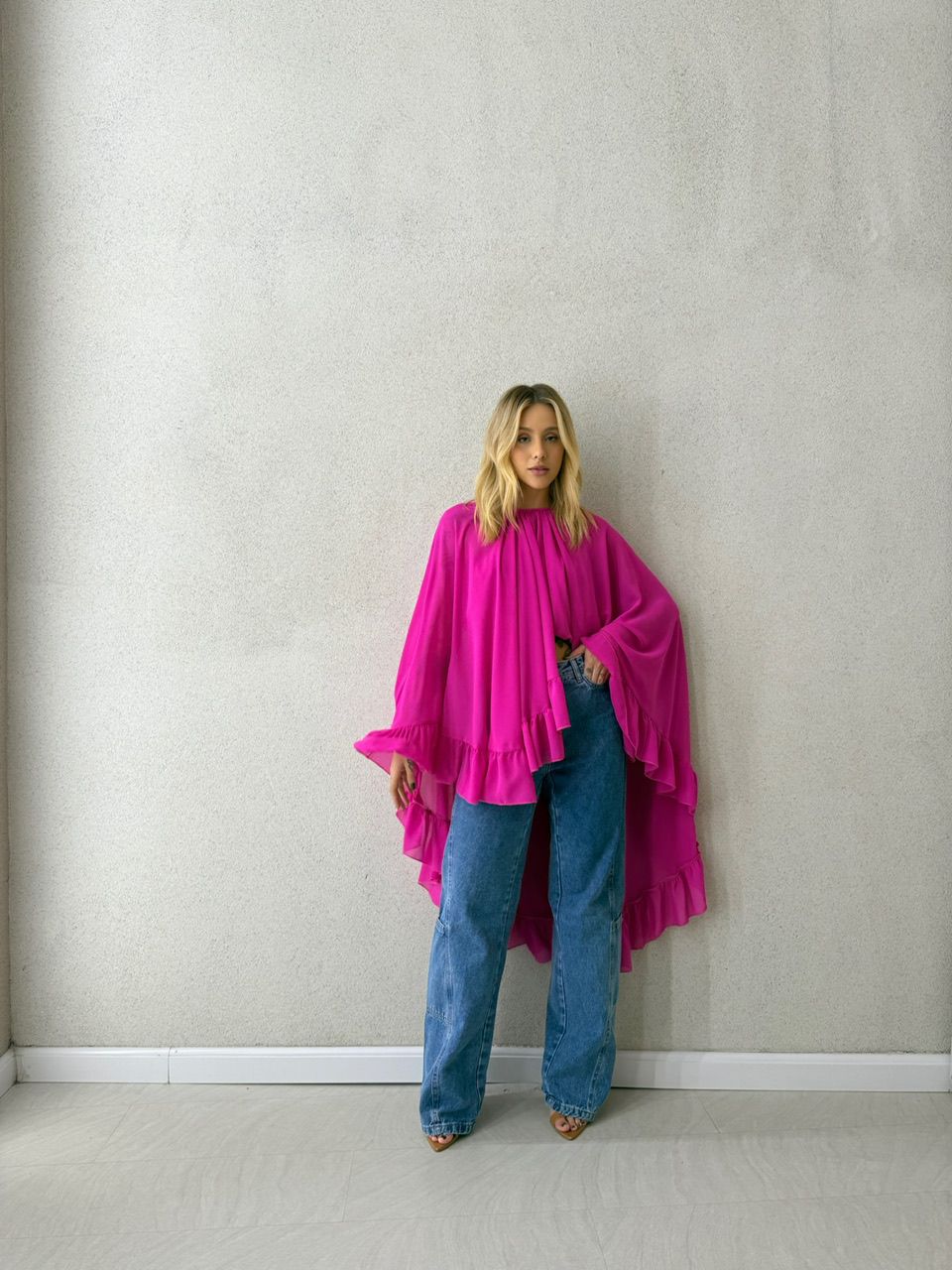 BLUSA CF BOHO CAPA PINK
