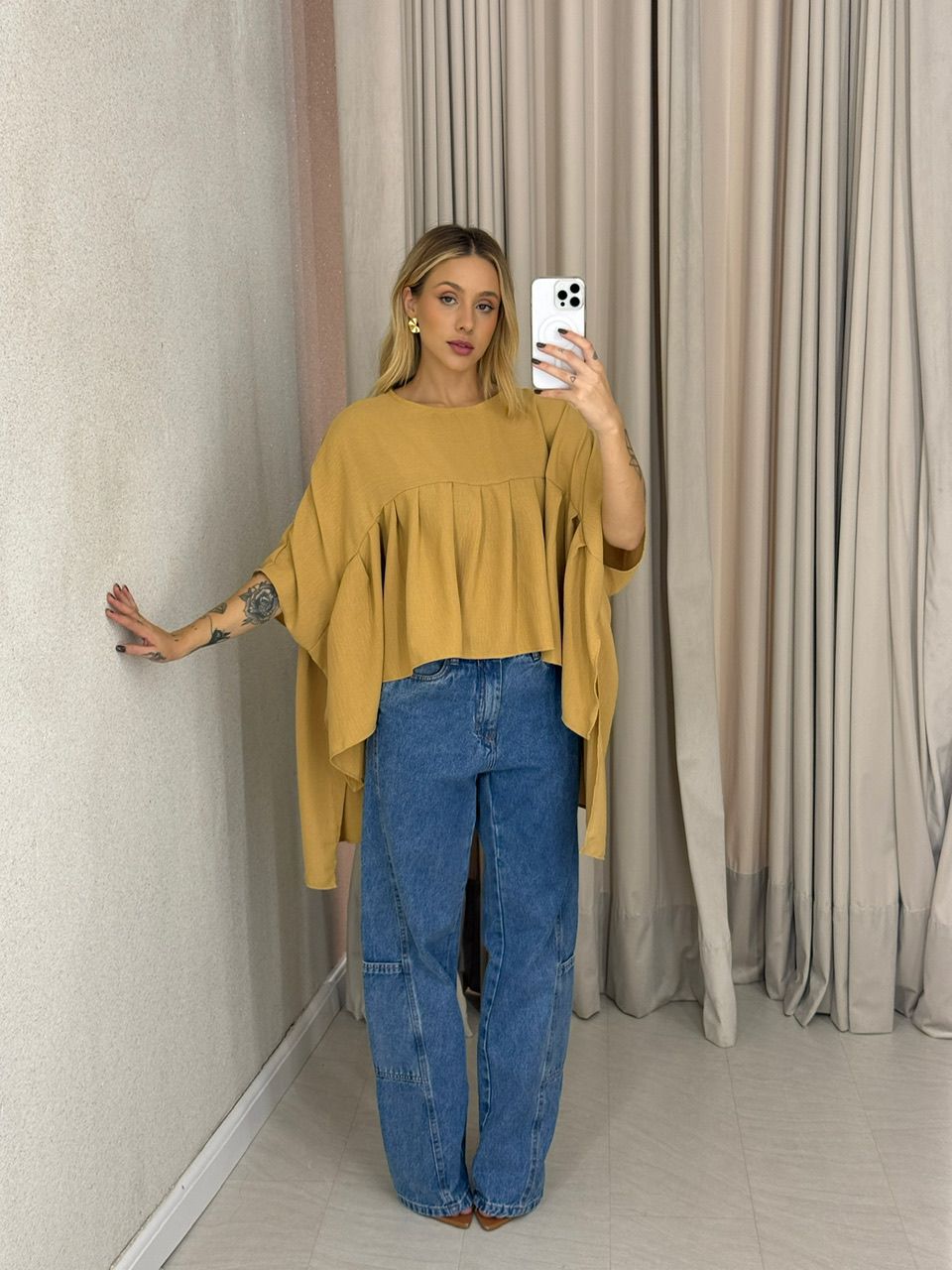 BLUSA MAGALI CAPA NUDE