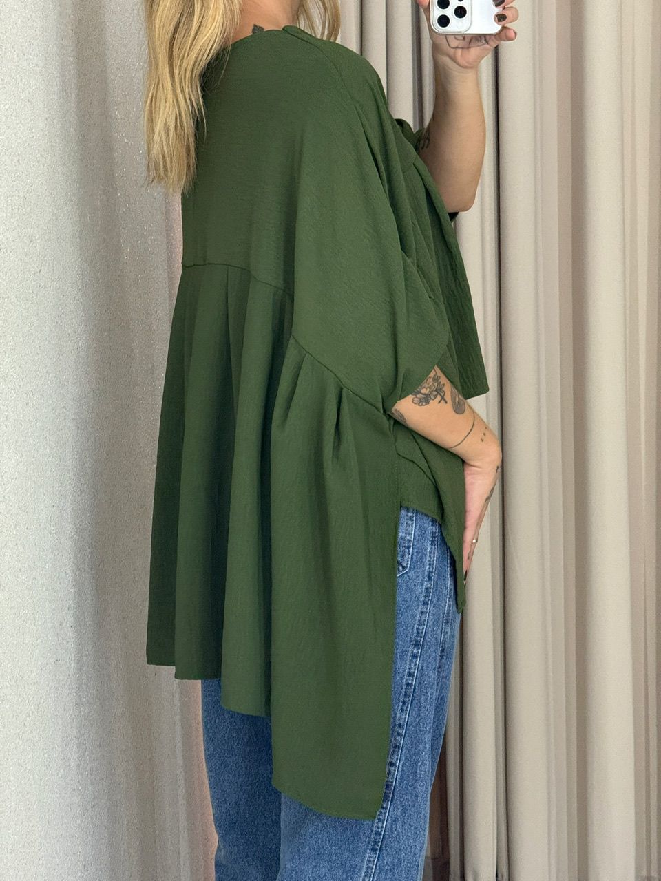 BLUSA MAGALI CAPA VERDE