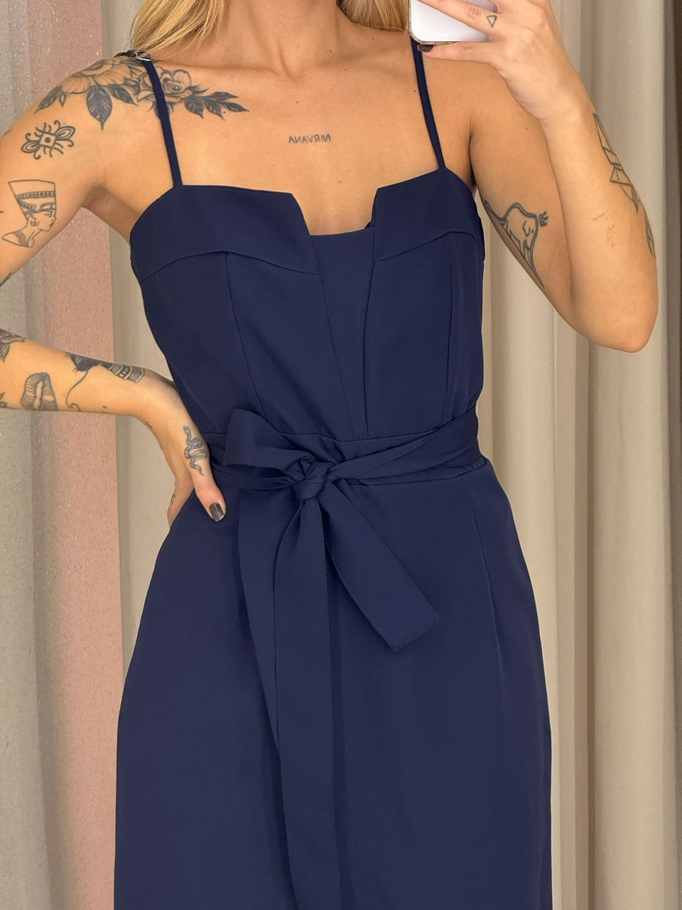 VESTIDO NAYARA ALÇA marinho