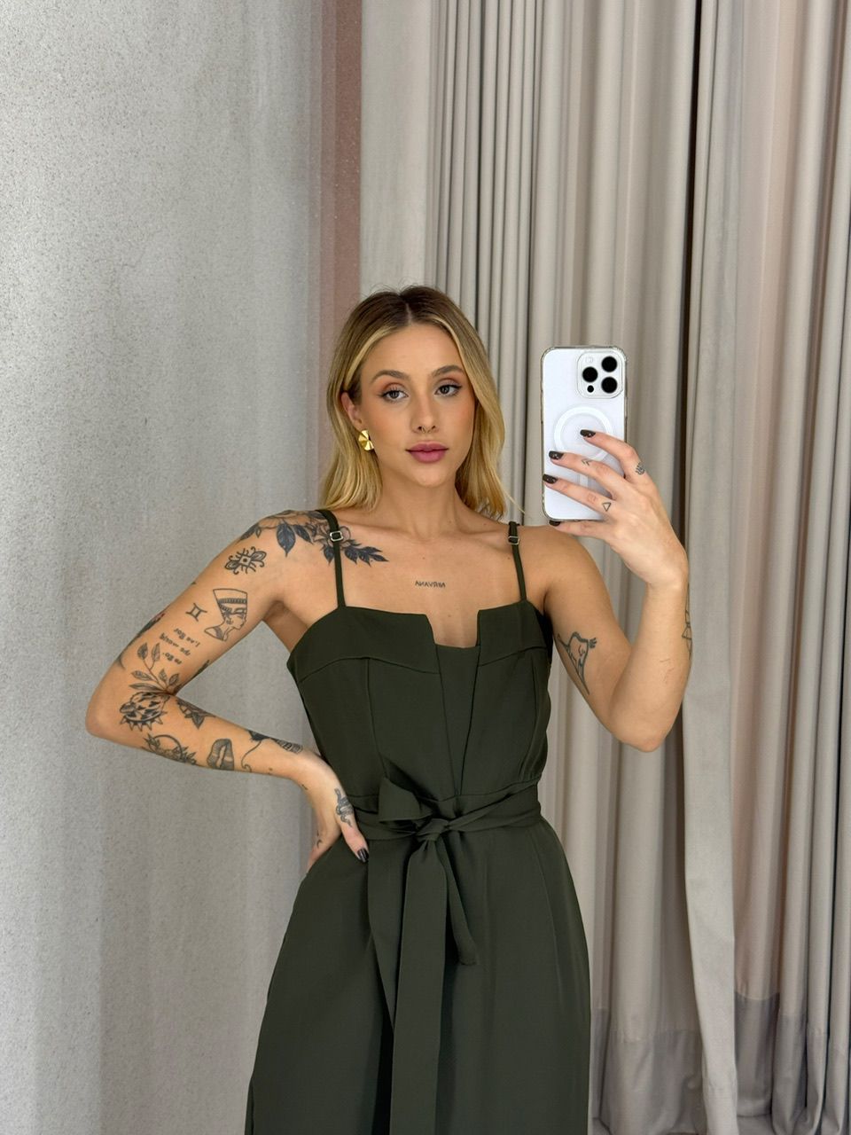 VESTIDO NAYARA ALÇA MILITAR