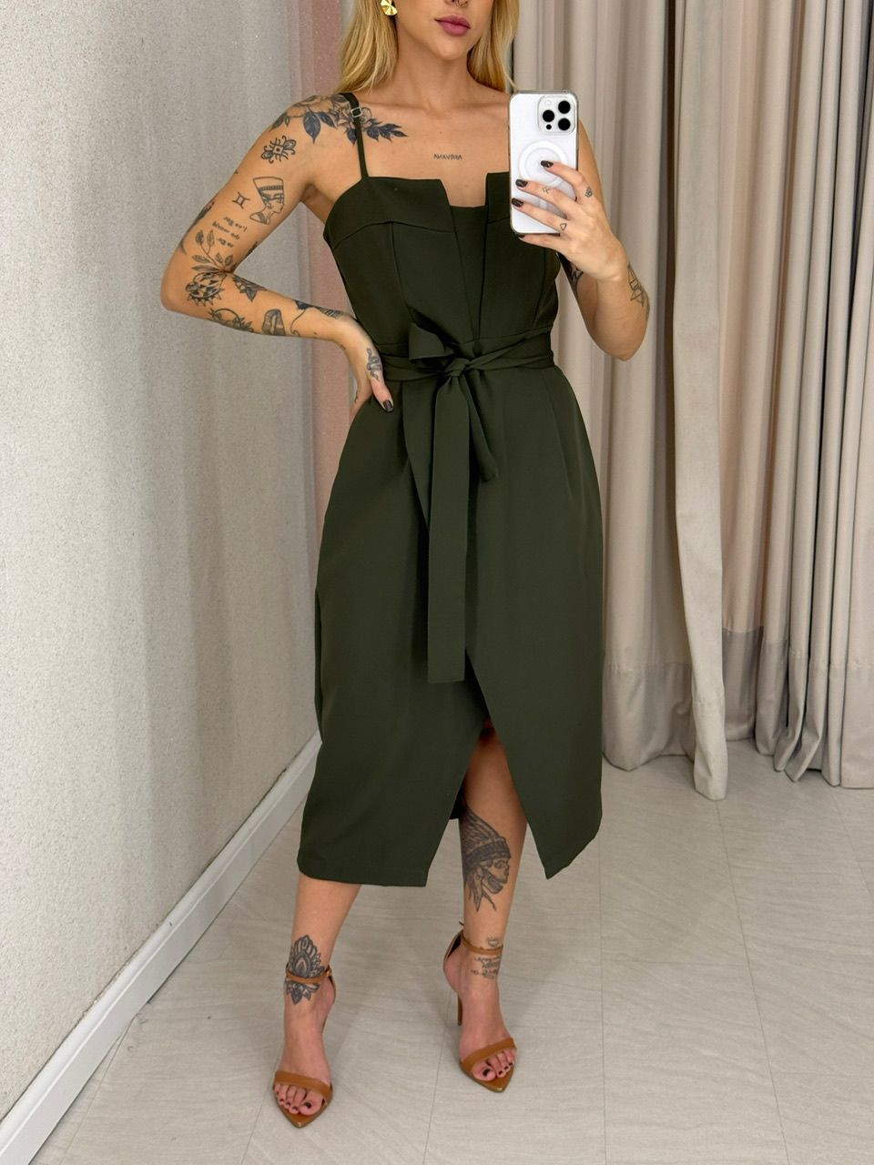 VESTIDO NAYARA ALÇA MILITAR