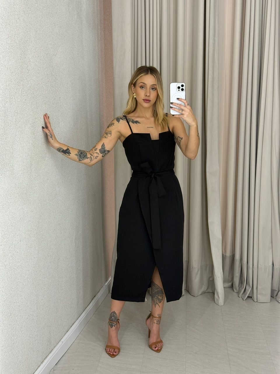 VESTIDO NAYARA ALÇA preto