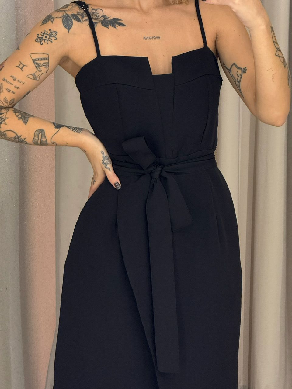 VESTIDO NAYARA ALÇA preto