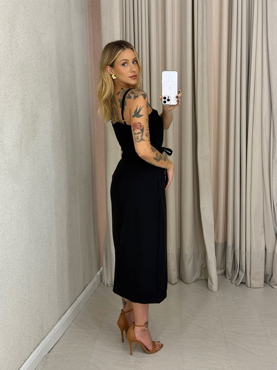 VESTIDO NAYARA ALÇA preto