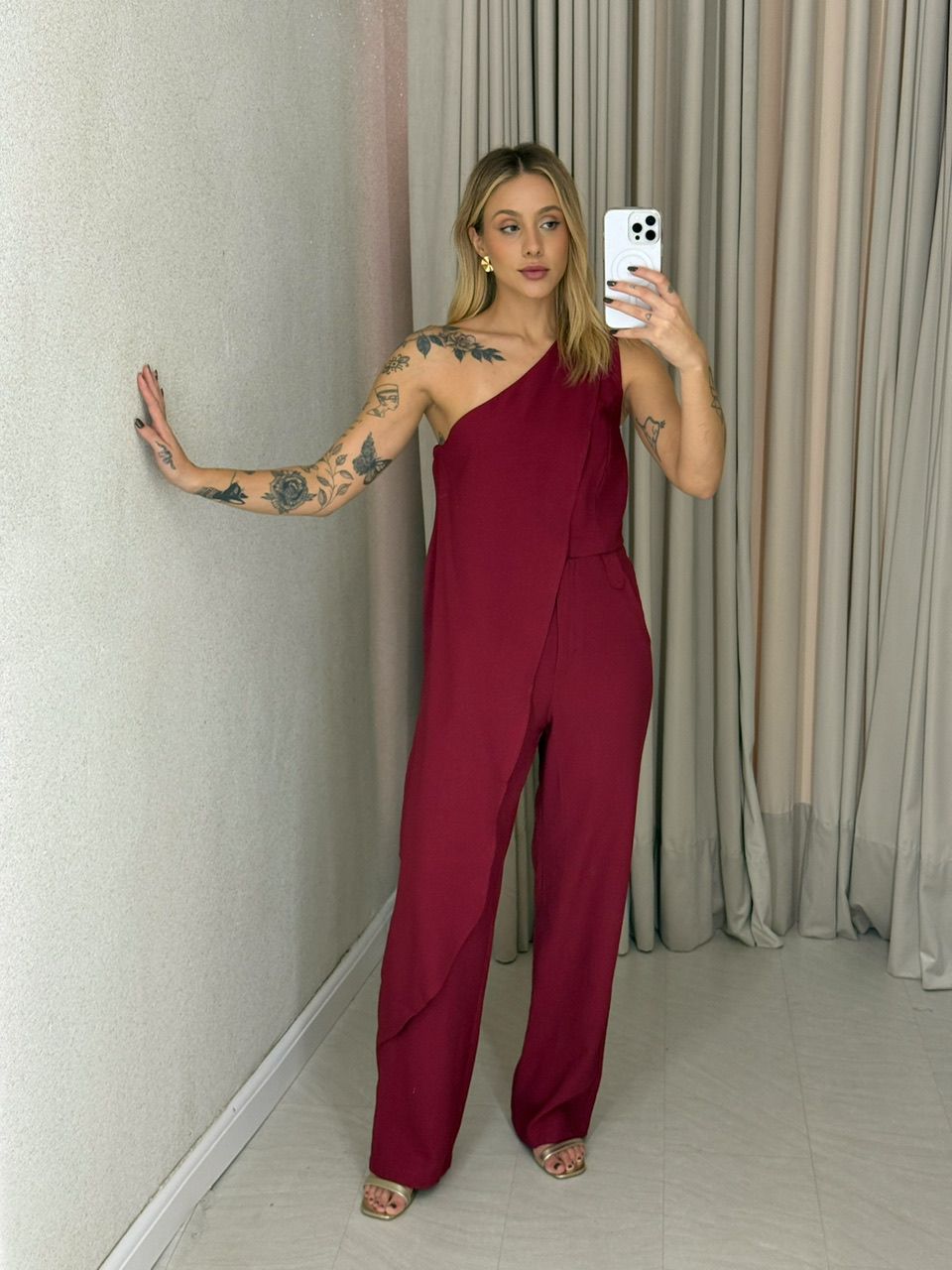 CONJUNTO MARILIA CALÇA VINHO