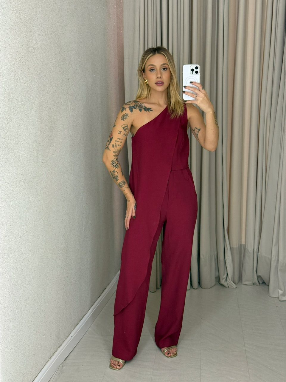 CONJUNTO MARILIA CALÇA VINHO