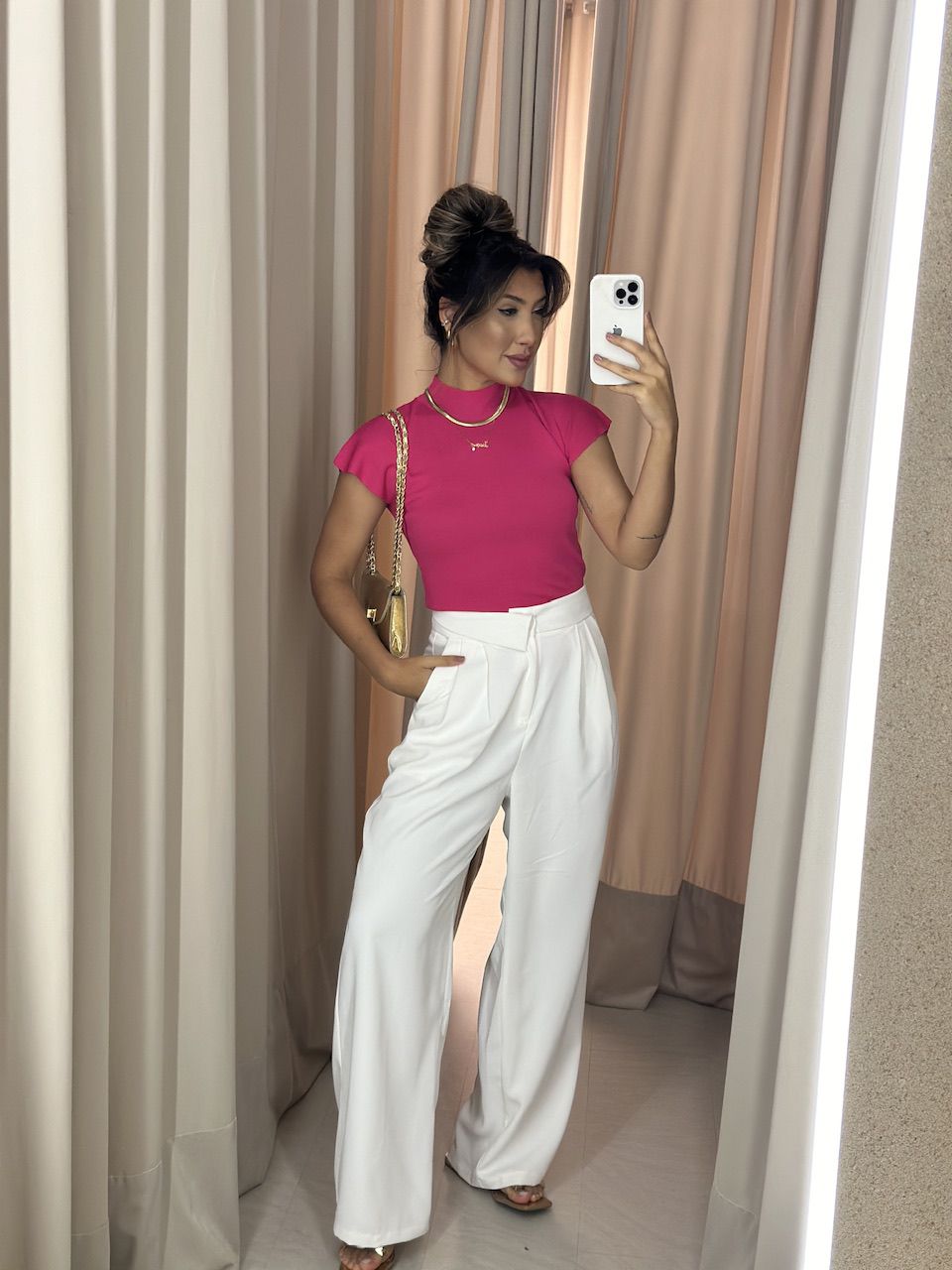 BLUSA ELISA MANGA PINK