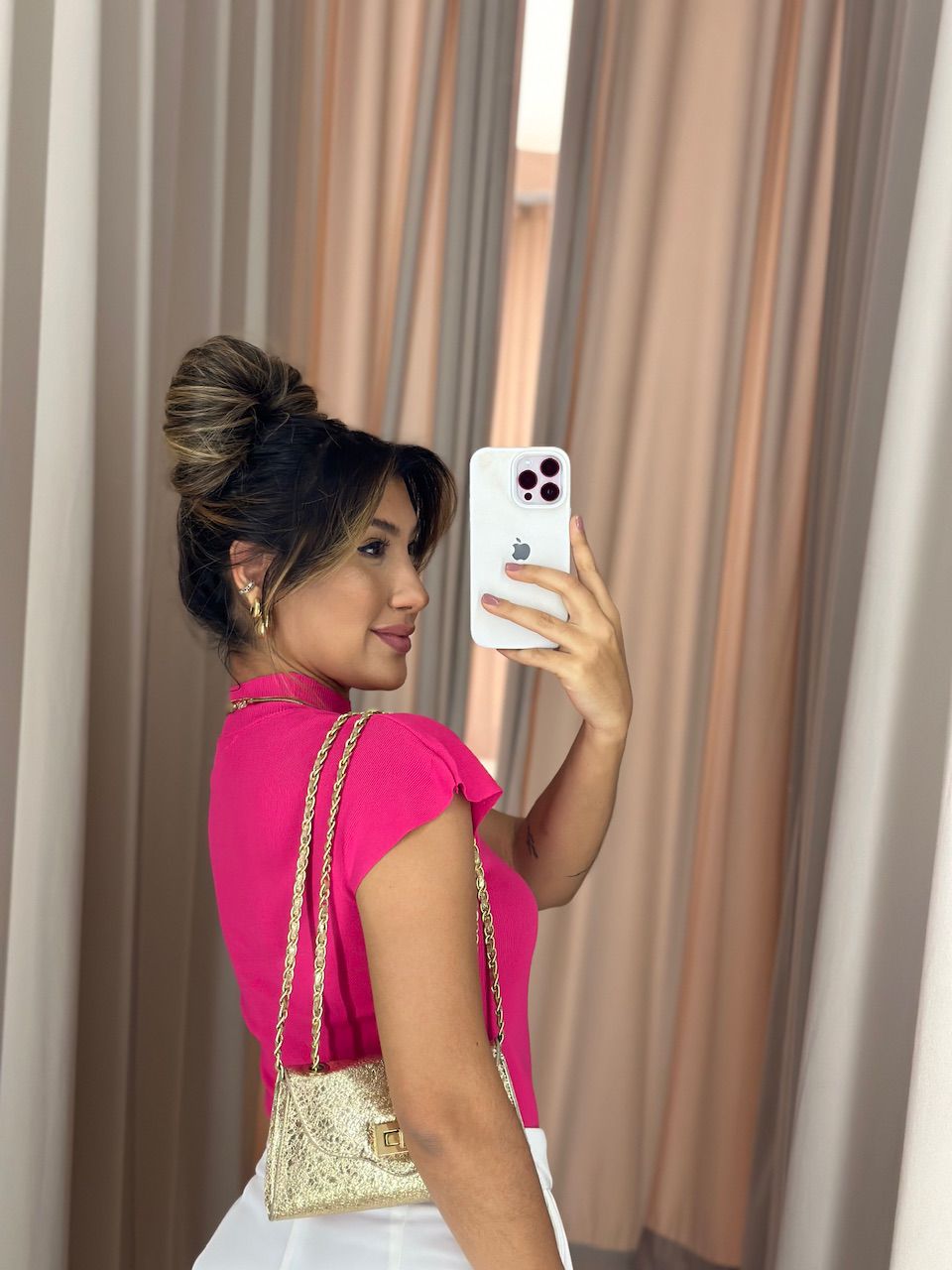 BLUSA ELISA MANGA PINK