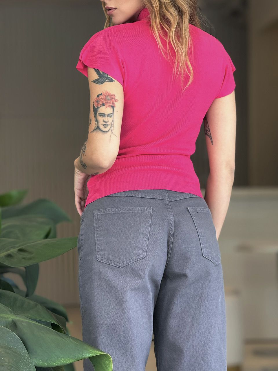 BLUSA ELISA MANGA PINK