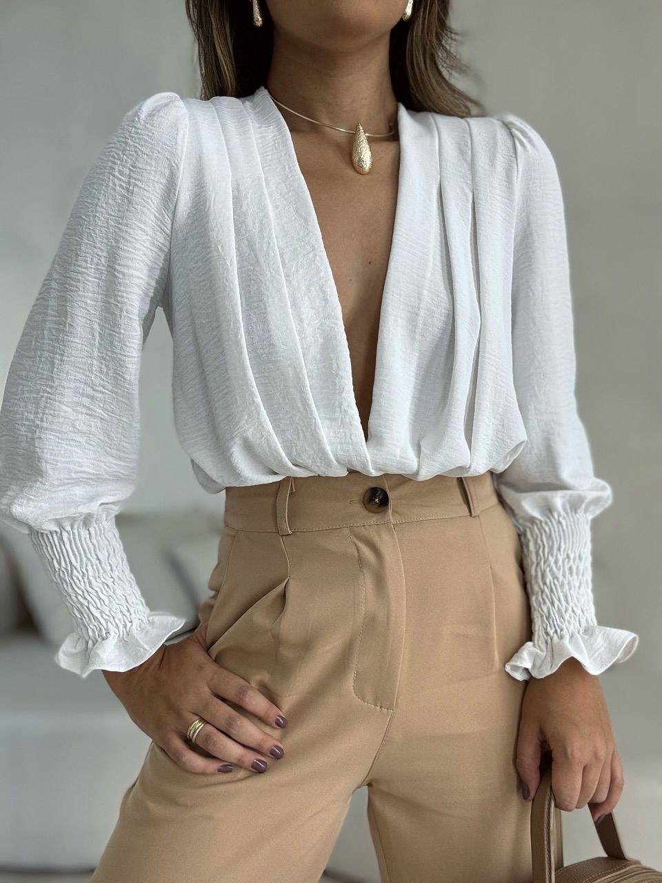 BODY ANGELINA DECOTE OFF - 0052760048 - CAROLLA FERRARO
