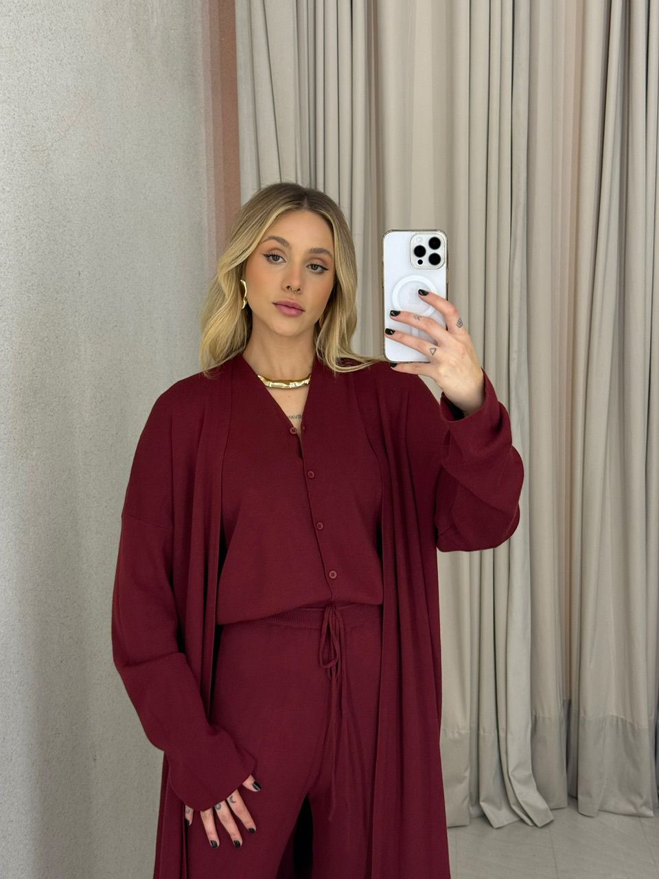 TRIJUNTO AMANDA TRICOT VINHO