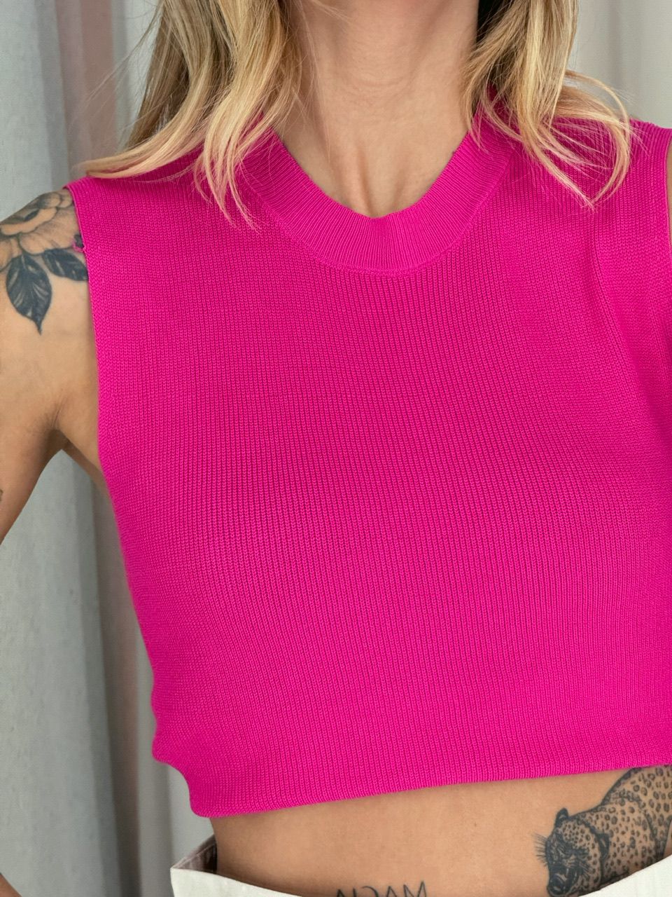 BLUSA JADE TRICOT CAVADA PINK