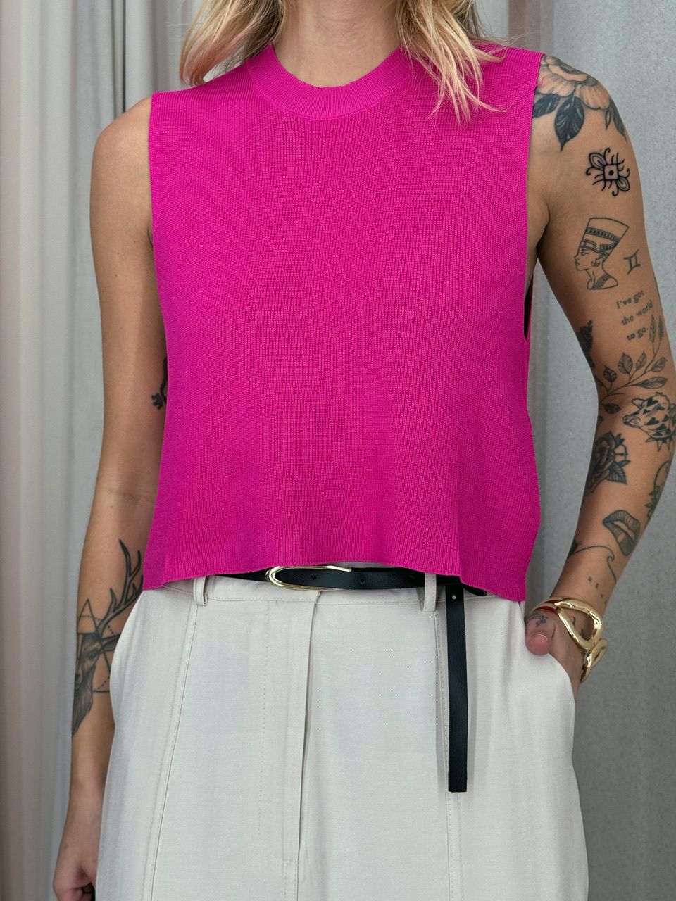 BLUSA JADE TRICOT CAVADA PINK