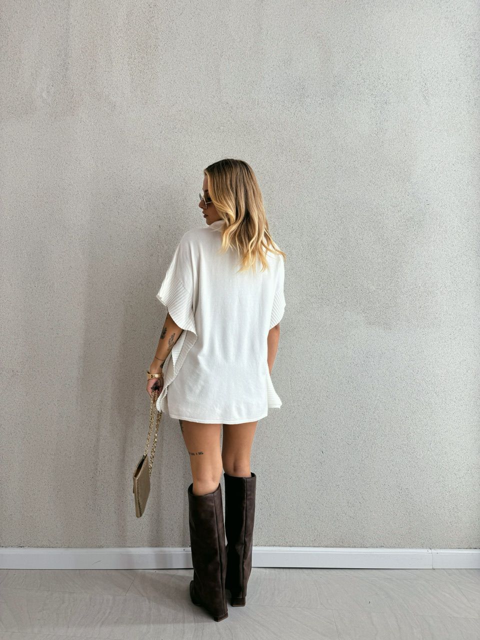 PONCHO ANA JÚLIA TRICOT OFF