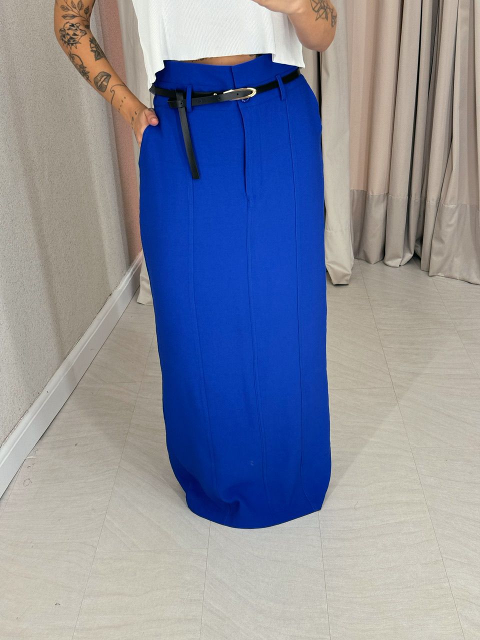 SAIA LAÍS CINTO AZUL