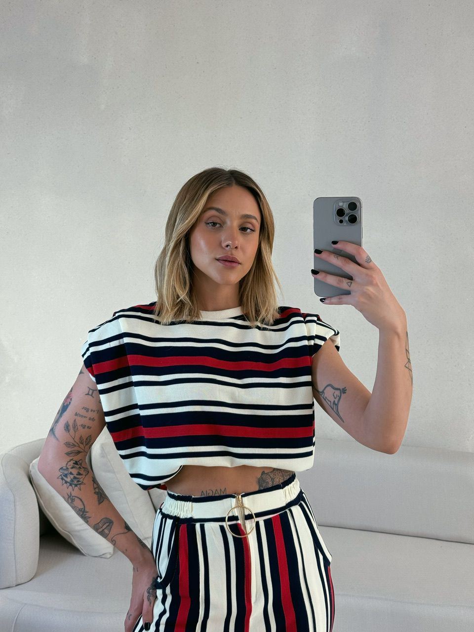 BLUSA LUNA LISTRAS MARINHEIRO