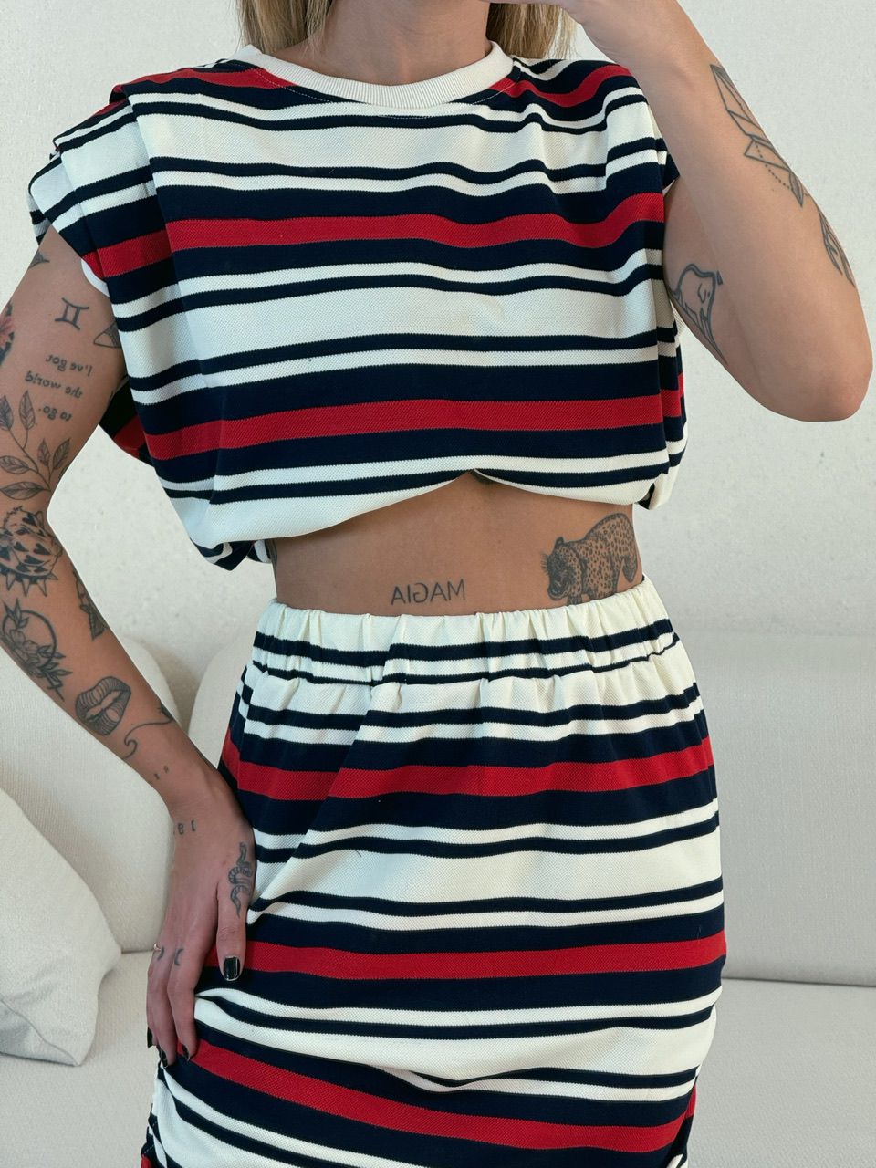 BLUSA LUNA LISTRAS MARINHEIRO