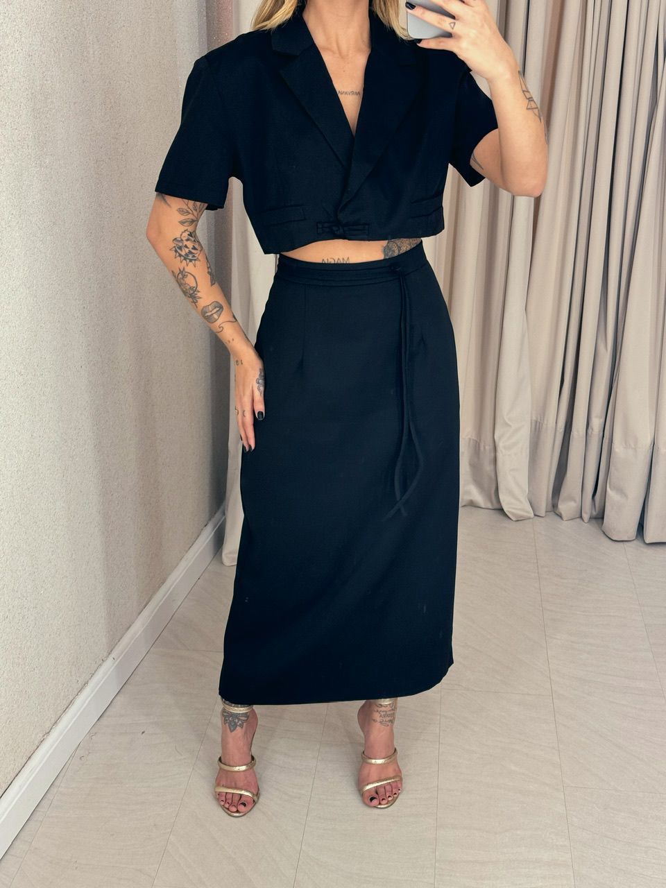 CONJUNTO KIARA SAIA PRETO