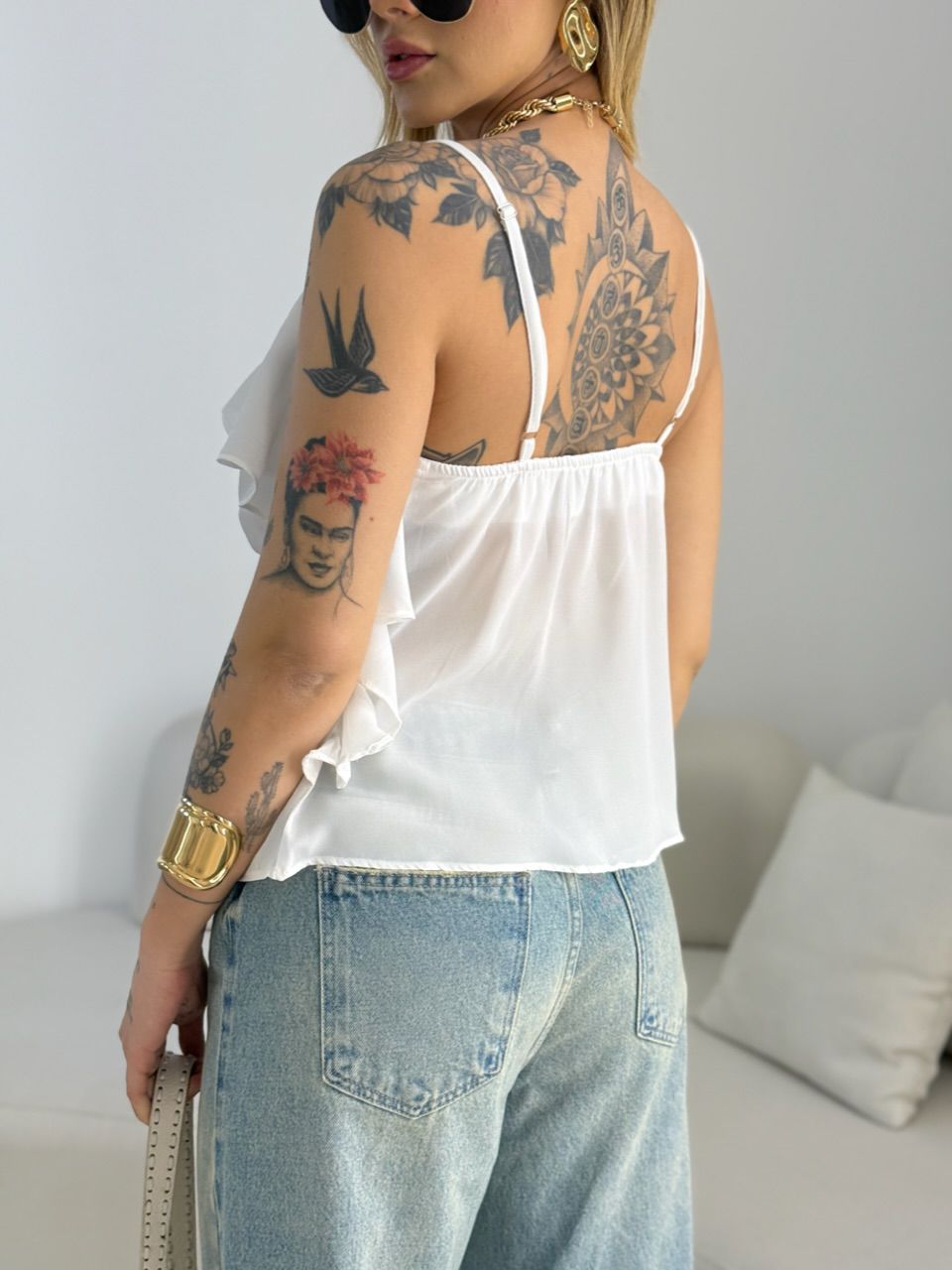 BLUSA TATA BABADO OFF