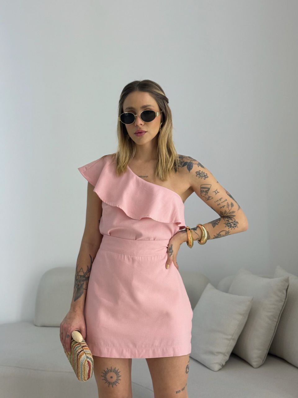 CONJUNTO TANY NULA MANGA BABY PINK