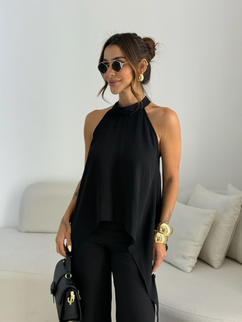 CONJUNTO ZIZA GOLA PRETA