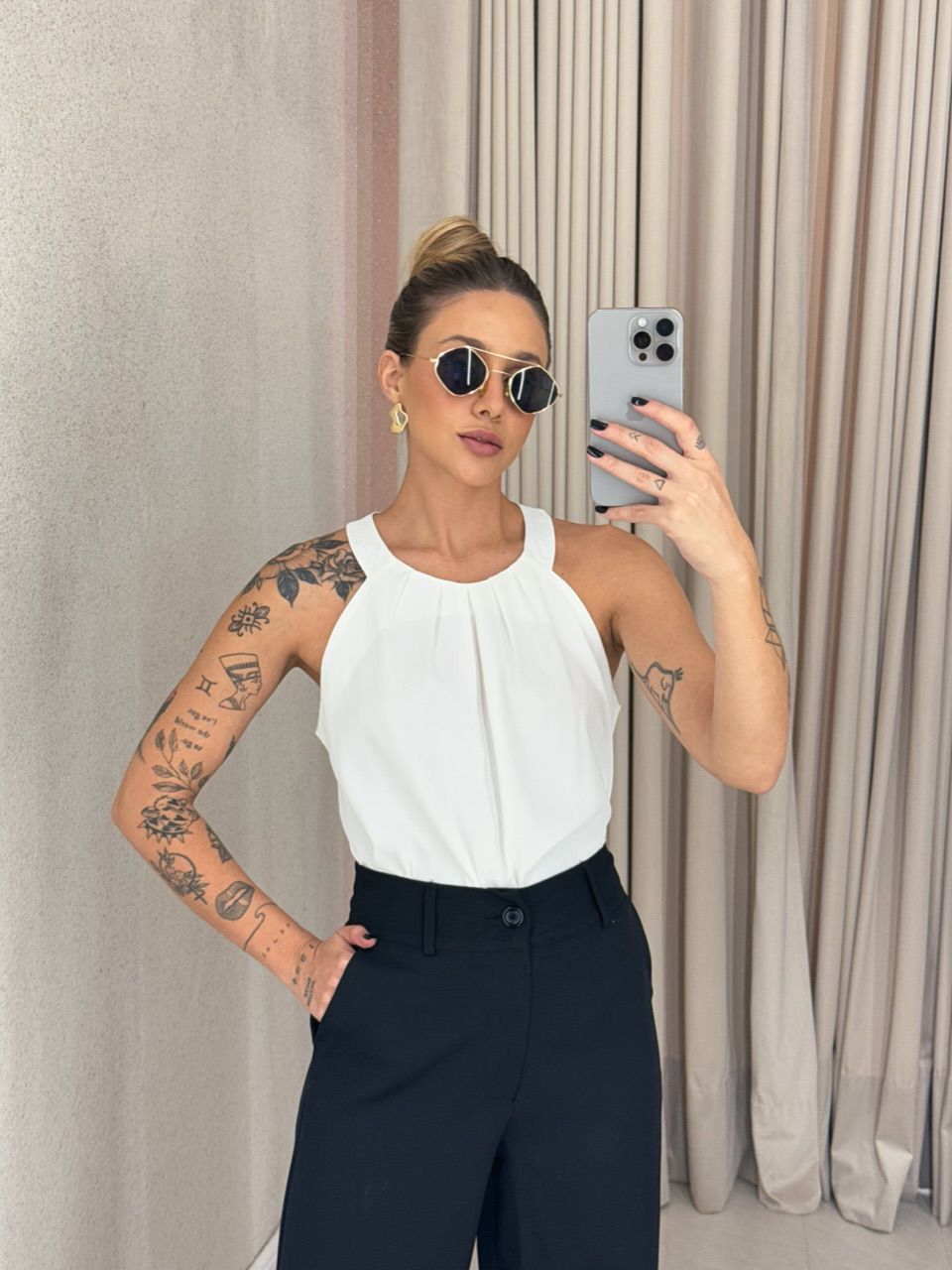 BLUSA TATIANE GOLA OFF