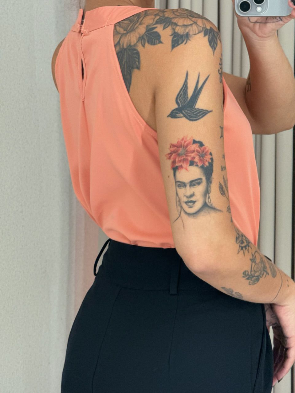 BLUSA TATIANE GOLA SALMÃO